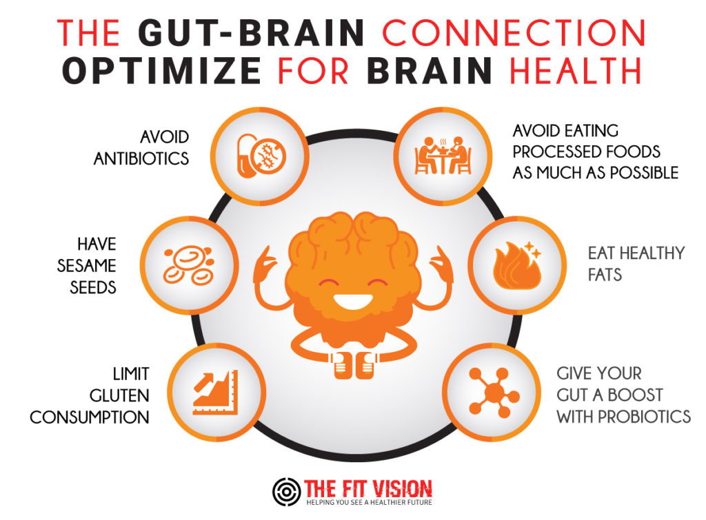 Gut brain connection and brain health